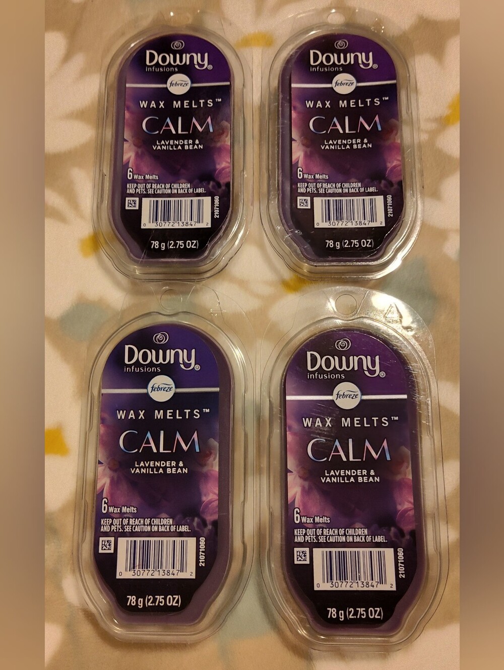 NEW! Febreze Downy Calm Wax Melts-4pks